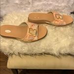 Dr. Scholls  Multicolor Slide Sandals with Gold Buckle Photo 2