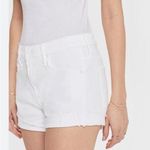 Mother Jeans The Rascal Slit Flip Short In Glass Slipper Mid Rise 2.5" I… White Size 29 Photo 0