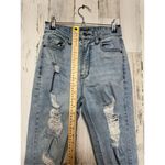 Material Girl Light blue ripped skinny jeans Photo 4