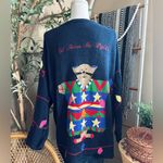 Vintage The Quaker Factor Christmas Cat ‘Let there be Light’ Whimsical Sweater Size 3X Photo 7