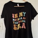Etsy Black V-neck Tee “In My Mother of the Bride Era” Photo 0