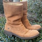 BORN Brown Leather Suede Mid Photo 0