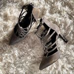 Fioni  Silver Strap Heels Photo 1