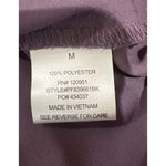 Pink Rose V-Neck, 3/4 Sleeve Top ~ Purple ~ Size Medium Photo 4