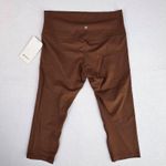 Lululemon NWT Align Nulu 21" Crop High Rise Leggings Size 14 Brown Photo 2