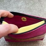 American Leather Works Idaho Deer Leather Zipper Wallet Magenta NWT Pink Photo 2