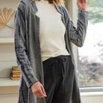 NWT NEW Hatley Gray Navy Blue Deep Sea Tie Dye Cardigan Sweater Size L Photo 0