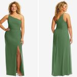 After Six After‎ Six Skinny One-Shoulder Trumpet Gown With Front Slit Size 16 Photo 1