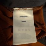 Lands' End  Pull On Straight Wide Leg Tech pants women's size Large Petite Rust Photo 6