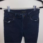Ann Taylor  Curvy Fit The Skinny Jeans Dark Wash Size 0 Photo 2