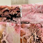 Calvin Klein Pink Snakeskin Print Pencil Skirt Size 4 Photo 3