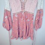 Hello Molly  Floral Crochet Dress Size 8 or US 4 Photo 7