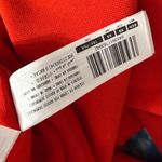 Adolfo Dominguez Red Short Sleeve V-Neck Cropped Jumpsuit Photo 5