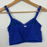Gilly Hicks  Blue Lace Bralette Crop Top Photo 1