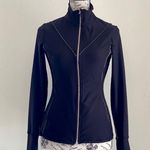 X By Gottex Metallic Line Fitted Jacket Photo 3