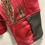 Realtree  Hot Pink Camo 1/4 Zip Thumb Hole Pullover Fleece Jacket Size Medium Photo 5