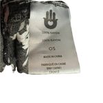 Spiritual Gangster  Maya Kimono One Size Black White Floral Tie Front Robe Duster Photo 4