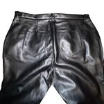 Good American NWT Faux Leather Good Icon Pants in Black Women Plus Size 24 Photo 5