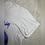 Purple Rain Prince White Cotton Crop Top Small EUC Photo 3