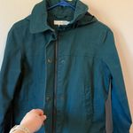 Boden Dark Teal Green Hooded Jacket Medium 8 Petite UK 12P Size 8P Photo 1