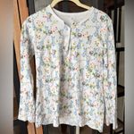 Roller Rabbit  pajamas henley top hippity hoppity spring bunny print long sleeve Photo 0