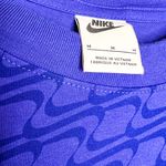 Nike Women's Sportswear Icon Short-Sleeve in Blue Size Medium Photo 5