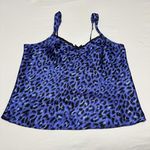 Lounge Kathryn Purple Animal Print Sleeveless Camisole Cami Sleep Top Sz XL Photo 0