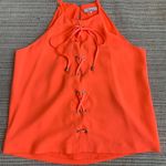 Parker Neon Estella Orange Lace Up Tank Small Photo 1