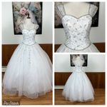 Mori Lee Elegant  White Beaded Tulle Wedding Gown! Photo 1