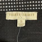 Thirty / Thirty LA Sparkling Silver Halter Dress Size Small Black Photo 5