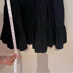 EXPRESS  Black Baby Doll Puff Sleeve Mini Dress Photo 6