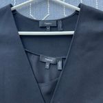 Theory Zadeia V-Neck Top & Silk Camisole Set Black - Size Medium (Orig. $295) Photo 9
