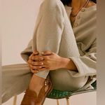 Free People Beach Hailee Waffle Sweater Pants in size Small Photo 1