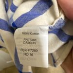 J Crew Boy Fit Plaid Button Down Shirt Cream Blue Size S NEW Windowpane Flannel Photo 5