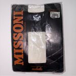 Missoni  Vintage Women's Ultra Sheet Pantyhose with Gusset Light Cream Beige NWT Photo 0