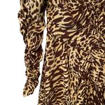 A.L.C. Marcie Silk Long Sleeve Ruched Mini Dress - Size 6 752J Photo 3