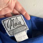 Vintage Malia Strawberry Dress & Bolero Set Blue Cottagecore Retro Pinup Photo 6