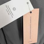 LYRA Modest Swim Dress Dark Gray Quarter Zip Long Sleeve Dress Sun Protection XL Photo 5