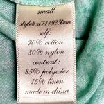 Alya Mint Green Dressy Crochet Knitted Tank Top Combination Material Blend Small Photo 3