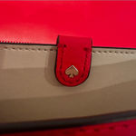 Kate Spade Lovitt Medium Adjustable Shoulder Crossbody Bag Purse Women's Red Photo 12