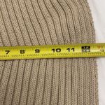 Pure Handknit Tan Knit Cotton Cardigan Sweater Vest Womens Small / Medium Brown Size undefined Photo 6