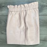 Wilfred By Aritzia Speechless‎ High Waisted Tuscany Rose Vegan Leather Shorts 2 Pink Photo 3