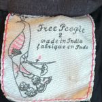 Free People Black Boho Beaded mini dress Tulle Open Back whimsigoth Y2k Vintage Photo 8