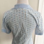 Maeve  by Anthropologie Butterfly Polo Top size small Photo 5