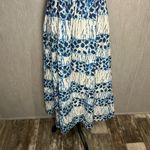 Apiece Apart  Strapless Dress in Blue and White Size XS Photo 1