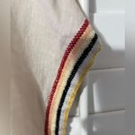 C&C California  100% Linen Top | Boho Striped Trim Button-Back Blouse | Size M Photo 3