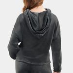 UGG Belden Velvet Fleece Hoodie Ink Black Photo 1