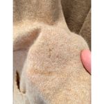 FILORO 100% Cashmere Open Front Cardigan Sweater Camel XS S Cozy Staple Basic Tan Photo 3