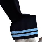 Misook EUC  Open Front Sweater Black Sky Blue Size XL Photo 5