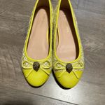 Kurt Geiger NWOB  Esme Yellow Tweed Flat EU 39 1/2 Photo 1